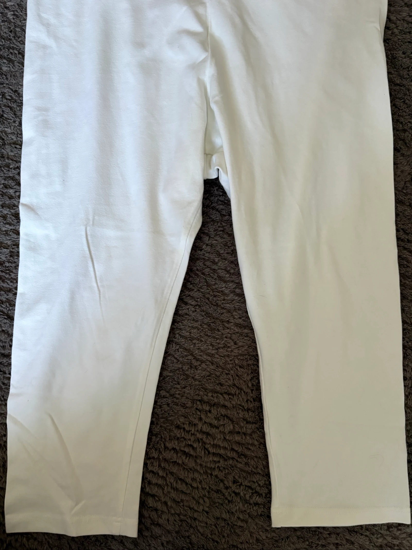 Witte katoenen en elastaan leggings dames 48 Grandiose – photo 2